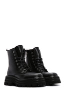 Women's Black Thick Soled Boots | Derimod Women's Black Thick Soled Boots | Derimod