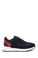 Men's Leather Suede Detailed Sneaker | Derimod Men's Leather Suede Detailed Sneaker | Derimod