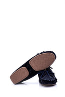 Kadın Süet Deri Loafer | Derimod Kadın Süet Deri Loafer | Derimod