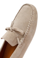 Men's Beige Suede Leather Loafer | Derimod Men's Beige Suede Leather Loafer | Derimod