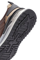 Men's Brown Lace-Up Leather Sneaker | Derimod Men's Brown Lace-Up Leather Sneaker | Derimod