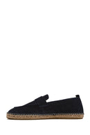 Erkek Lacivert Süet Deri Espadril | Derimod Erkek Lacivert Süet Deri Espadril | Derimod