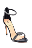 Women's High Heel Leather Sandals | Derimod Women's High Heel Leather Sandals | Derimod