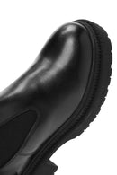 Women's Black Leather Chelsea Boots | Derimod Women's Black Leather Chelsea Boots | Derimod