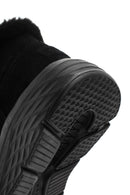 Skechers Kadın Siyah Max Cushioning Süet Deri Kalın Tabanlı Casual Bot | Derimod Skechers Kadın Siyah Max Cushioning Süet Deri Kalın Tabanlı Casual Bot | Derimod