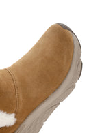 Skechers Kadın Taba Max Cushioning Süet Deri Kalın Tabanlı Casual Bot | Derimod Skechers Kadın Taba Max Cushioning Süet Deri Kalın Tabanlı Casual Bot | Derimod