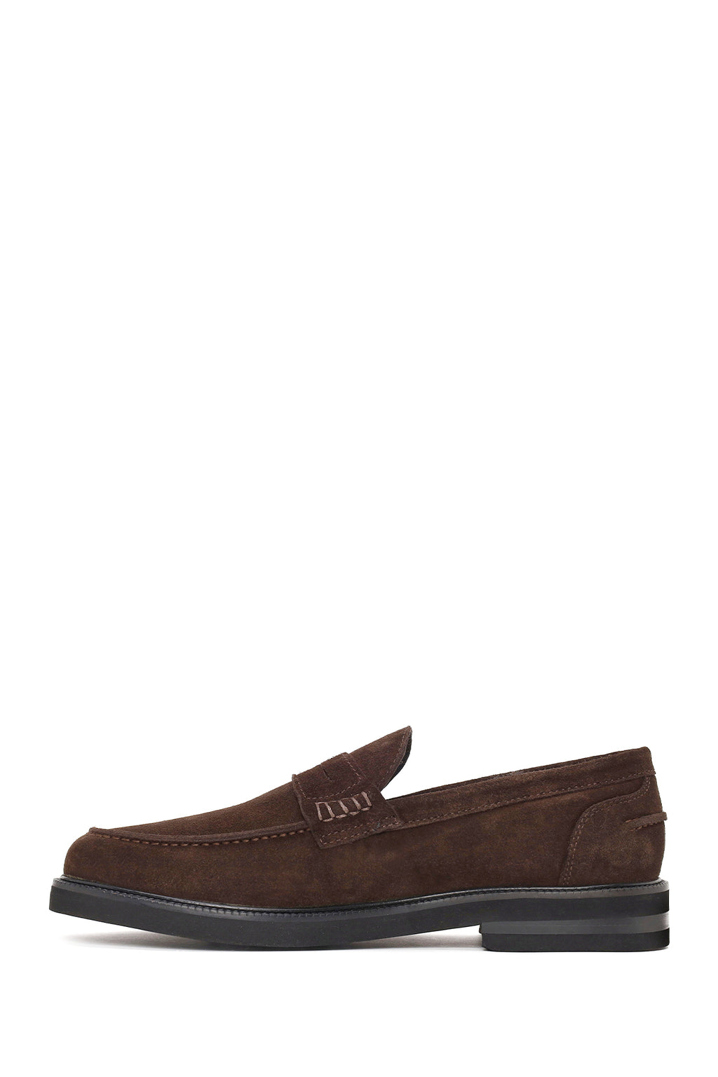 Erkek Kahverengi Süet Deri Casual Loafer