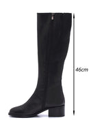 Women's Leather Zippered Heeled Boots | Derimod Women's Leather Zippered Heeled Boots | Derimod