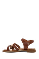 Women's Brown Ankle Buckle Leather Sandals | Derimod Women's Brown Ankle Buckle Leather Sandals | Derimod