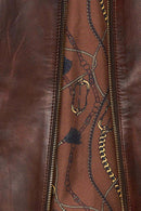 Lydia Women's Brown Short Leather Jacket | Derimod Lydia Women's Brown Short Leather Jacket | Derimod