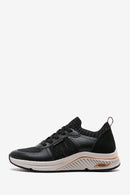 Skechers Kadın Siyah Arch Fit S-Miles-Miglio Marca Sneaker | Derimod Skechers Kadın Siyah Arch Fit S-Miles-Miglio Marca Sneaker | Derimod