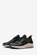Skechers Kadın Siyah Arch Fit S-Miles-Miglio Marca Sneaker | Derimod Skechers Kadın Siyah Arch Fit S-Miles-Miglio Marca Sneaker | Derimod