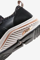 Skechers Kadın Siyah Arch Fit S-Miles-Miglio Marca Sneaker | Derimod Skechers Kadın Siyah Arch Fit S-Miles-Miglio Marca Sneaker | Derimod