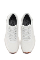 Skechers Women's White Arch Fit S-Miles Lace-up Sneaker | Derimod Skechers Women's White Arch Fit S-Miles Lace-up Sneaker | Derimod