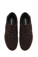 Men's Brown Lace-Up Nubuck Leather Casual Shoes | Derimod Men's Brown Lace-Up Nubuck Leather Casual Shoes | Derimod