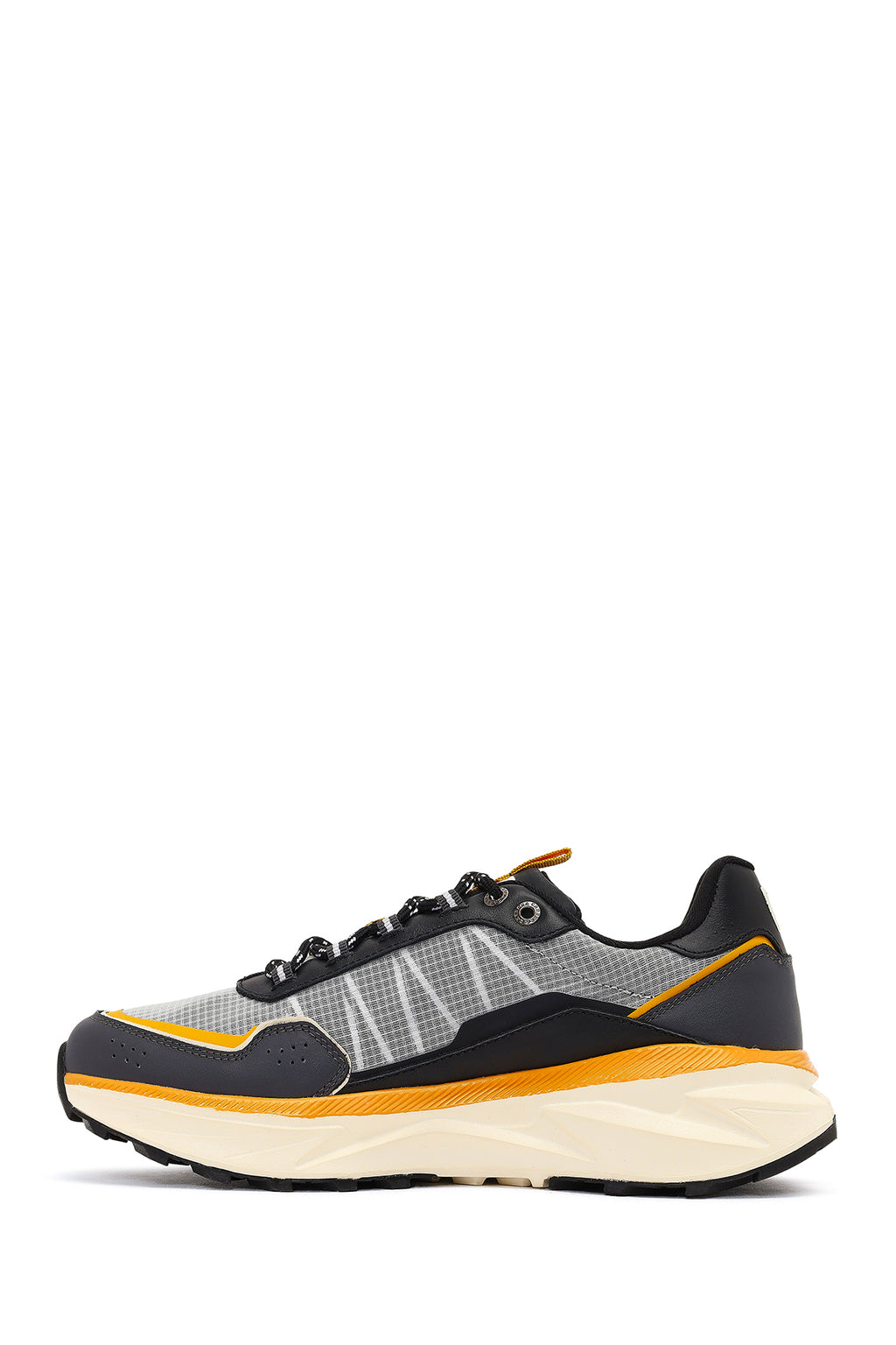 Derimod Studio Erkek Siyah Bağcıklı Kalın Tabanlı Sneaker