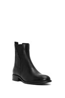Women's Black Leather Chelsea Boots | Derimod Women's Black Leather Chelsea Boots | Derimod