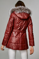 St Moritz Women's Leather Jacket | Derimod St Moritz Women's Leather Jacket | Derimod