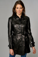 Adriana Women's Leather Jacket | Derimod Adriana Women's Leather Jacket | Derimod