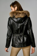 Juliette Women's Leather Jacket | Derimod Juliette Women's Leather Jacket | Derimod
