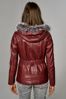 Juliette Women's Leather Jacket | Derimod Juliette Women's Leather Jacket | Derimod