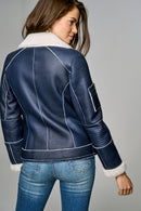 Amanda Women's Leather Jacket | Derimod Amanda Women's Leather Jacket | Derimod