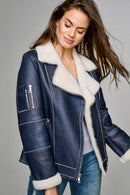 Amanda Women's Leather Jacket | Derimod Amanda Women's Leather Jacket | Derimod
