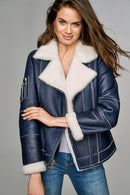 Amanda Women's Leather Jacket | Derimod Amanda Women's Leather Jacket | Derimod