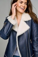 Amanda Women's Leather Jacket | Derimod Amanda Women's Leather Jacket | Derimod