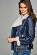 Amanda Women's Leather Jacket | Derimod Amanda Women's Leather Jacket | Derimod