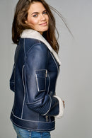 Amanda Women's Leather Jacket | Derimod Amanda Women's Leather Jacket | Derimod