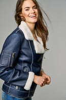 Amanda Women's Leather Jacket | Derimod Amanda Women's Leather Jacket | Derimod