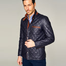 Rivolli Men's Leather Jacket | Derimod Rivolli Men's Leather Jacket | Derimod
