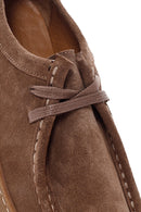 Women's Tan Suede Leather Masculine Shoes | Derimod Women's Tan Suede Leather Masculine Shoes | Derimod