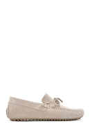 Erkek Bej Süet Deri Casual Loafer | Derimod Erkek Bej Süet Deri Casual Loafer | Derimod