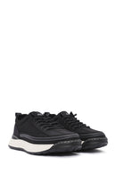 Erkek Siyah Bağcıklı Kumaş Sneaker | Derimod Erkek Siyah Bağcıklı Kumaş Sneaker | Derimod