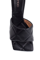 Women's Heeled Leather Slippers | Derimod Women's Heeled Leather Slippers | Derimod