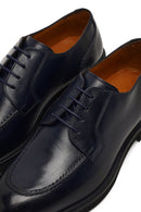 Men's Navy Blue Lace-up Leather Casual Shoes | Derimod Men's Navy Blue Lace-up Leather Casual Shoes | Derimod