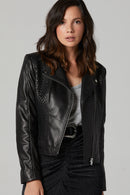 Colette Women's Leather Jacket | Derimod Colette Women's Leather Jacket | Derimod