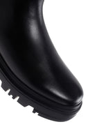 Men's Black Zippered Leather Casual Boots | Derimod Men's Black Zippered Leather Casual Boots | Derimod