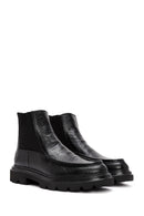 Men's Black Leather Casual Chelsea Boots | Derimod Men's Black Leather Casual Chelsea Boots | Derimod
