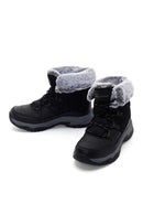Skechers Women's Black Trego Thick Soled Boots | Derimod Skechers Women's Black Trego Thick Soled Boots | Derimod