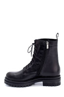 Women's Leather Star Detailed Boots | Derimod Women's Leather Star Detailed Boots | Derimod