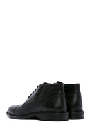 Men's Black Leather Zippered Casual Boots | Derimod Men's Black Leather Zippered Casual Boots | Derimod