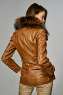 Gabriela Women's Leather Jacket | Derimod Gabriela Women's Leather Jacket | Derimod