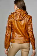 CHARIZMA WOMEN'S LEATHER JACKET | Derimod CHARIZMA WOMEN'S LEATHER JACKET | Derimod