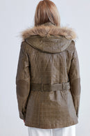 Verona Women's Leather Jacket | Derimod Verona Women's Leather Jacket | Derimod