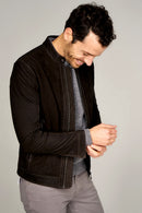 Atlanta Men's Leather Jacket | Derimod Atlanta Men's Leather Jacket | Derimod