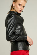 JANET WOMEN'S LEATHER JACKET | Derimod JANET WOMEN'S LEATHER JACKET | Derimod
