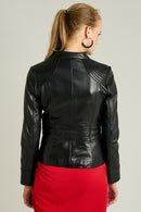 JANET WOMEN'S LEATHER JACKET | Derimod JANET WOMEN'S LEATHER JACKET | Derimod